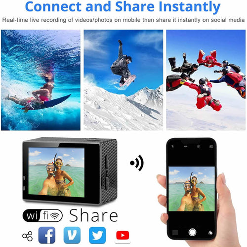 4K  Waterproof All Digital UHD WiFi Camera